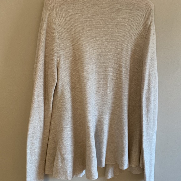 Eileen Fisher Neutral Cotton Cardigan - Picture 3 of 8